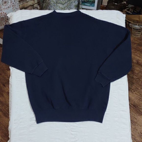 Vintage 90s JCPenney Navy Blue USA Olympics Brand Sweatshirt‎ Sz LT - Picture 3 of 10